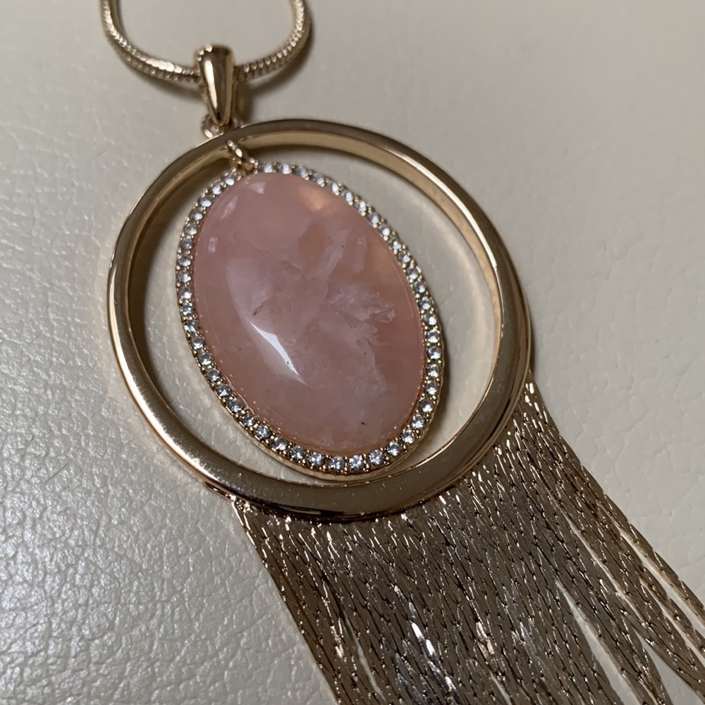 White House Black Market Semi Precious Stone Necklace